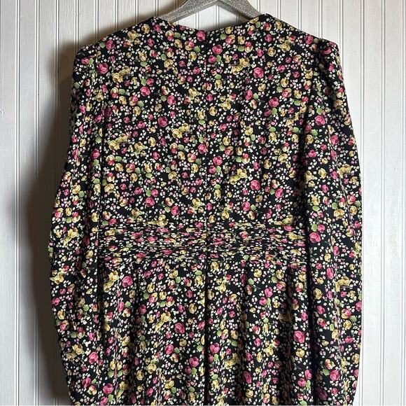 IEENA FOR MAC DUGGAL Floral Long Sleeve Gown NEW - Picture 8 of 8